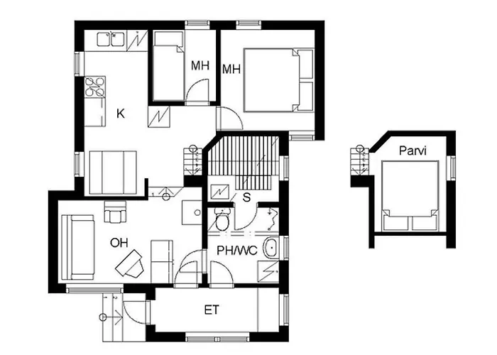 Domek alpejski Pyhtaeaen Vuokramoekit